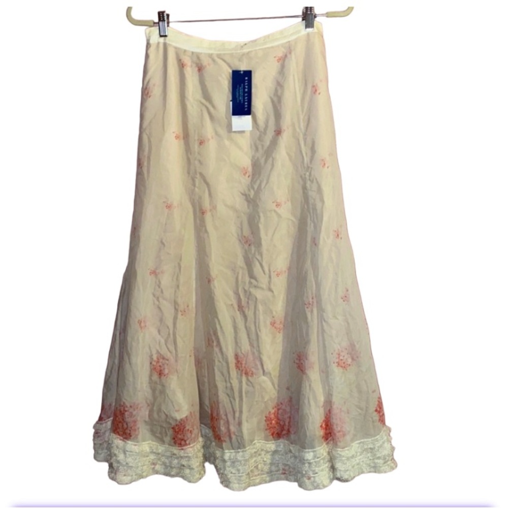 Ralph Lauren Larissa skirt floral print size 8